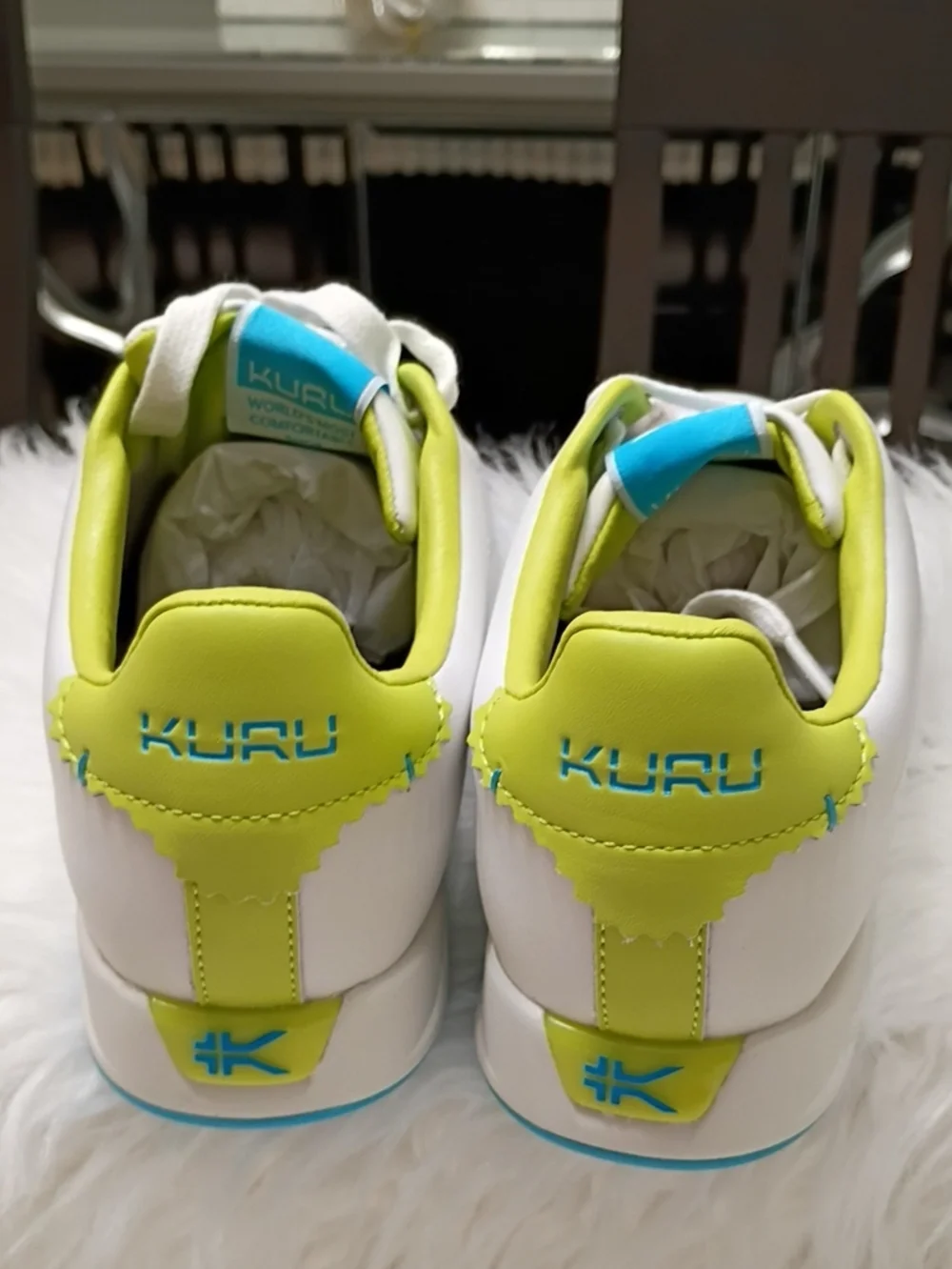 New KURU Classic Roam Women's Sneakers Leather White Size 9.5M Plantar Fascitis